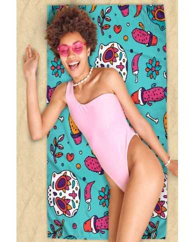 Mang Blue Hafif ve Kum Tutmayan Plaj Havlusu | Sporsuit