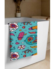 Mang Blue Hafif ve Kum Tutmayan Plaj Havlusu | Sporsuit