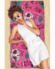 Mang Pink Hafif ve Kum Tutmayan Plaj Havlusu | Sporsuit