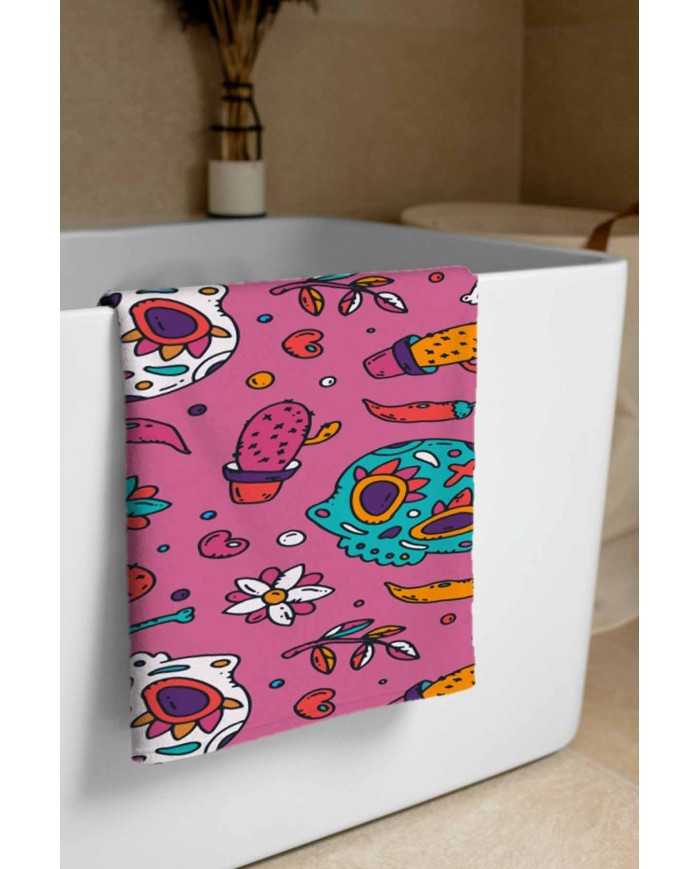 Mang Pink Hafif ve Kum Tutmayan Plaj Havlusu | Sporsuit