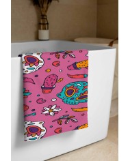 Mang Pink Hafif ve Kum Tutmayan Plaj Havlusu | Sporsuit