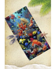 Marin Hafif ve Kum Tutmayan Plaj Havlusu | Sporsuit