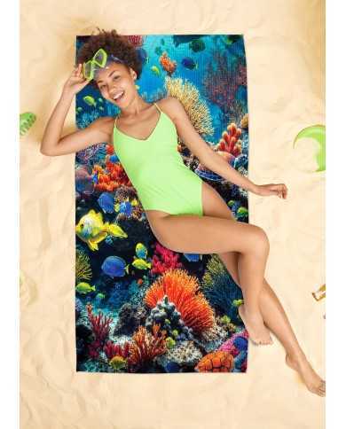 Marin Hafif ve Kum Tutmayan Plaj Havlusu | Sporsuit