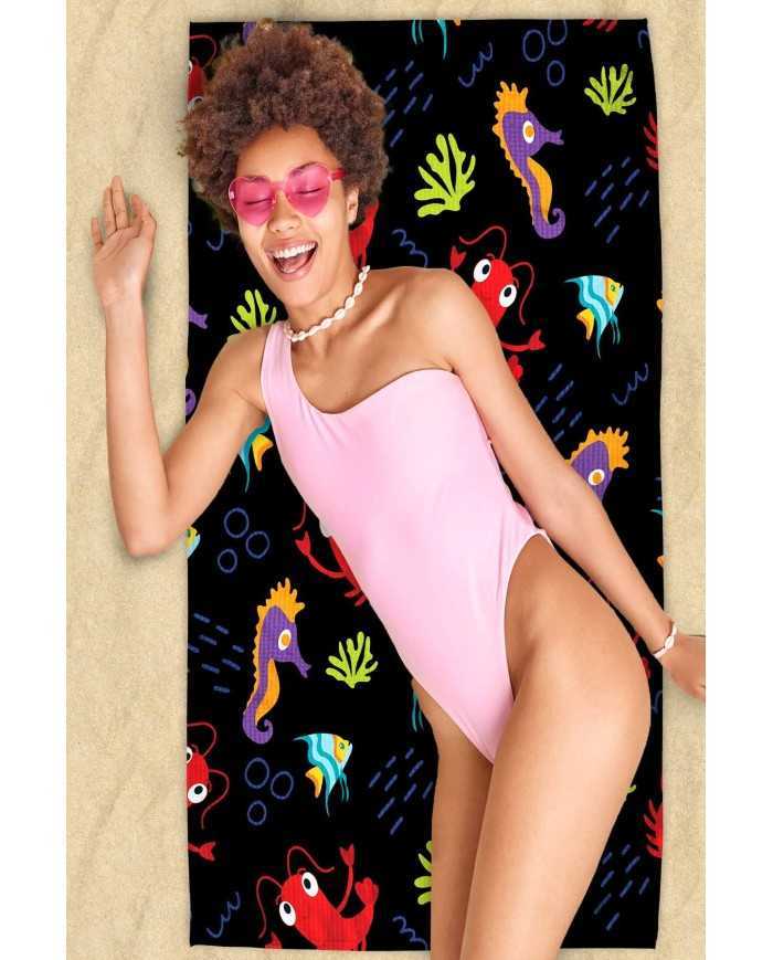 Marine Hafif ve Kum Tutmayan Plaj Havlusu | Sporsuit