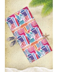 Wave Hafif ve Kum Tutmayan Plaj Havlusu | Sporsuit