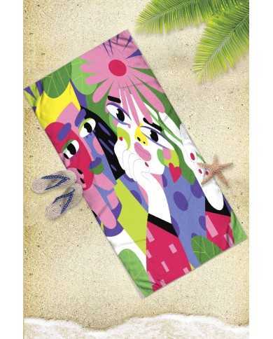 Yuku Hafif ve Kum Tutmayan Plaj Havlusu | Sporsuit