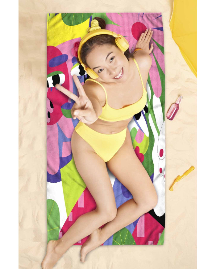 Yuku Hafif ve Kum Tutmayan Plaj Havlusu | Sporsuit