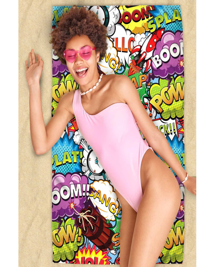 Lanesa Hafif ve Kum Tutmayan Plaj Havlusu | Sporsuit