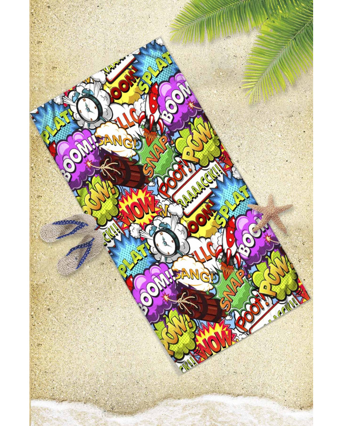 Lanesa Hafif ve Kum Tutmayan Plaj Havlusu | Sporsuit