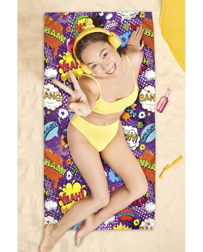 Pans Hafif ve Kum Tutmayan Plaj Havlusu | Sporsuit