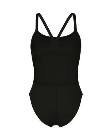 Arena Challenge Solid Siyah Kadın Antrenman Mayosu | Sporsuit