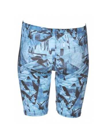 Arena B Glitch Black-Black J Erkek Çocuk Mayosu | Sporsuit