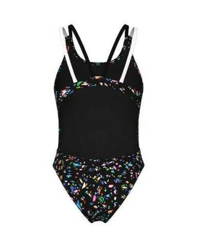 Arena W Confetti Swimsuit Swim Tech Multi Kadın Antrenman Mayosu