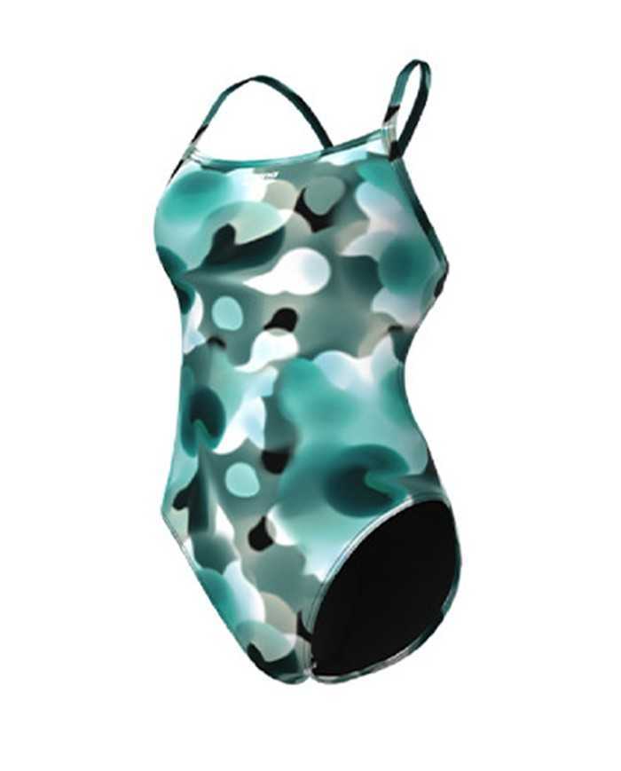 Arena W Camouflage Swimsuit Challenge Back Kadın Antrenman Mayosu