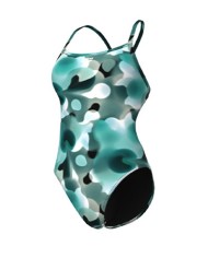 Arena W Camouflage Swimsuit Challenge Back Kadın Antrenman Mayosu