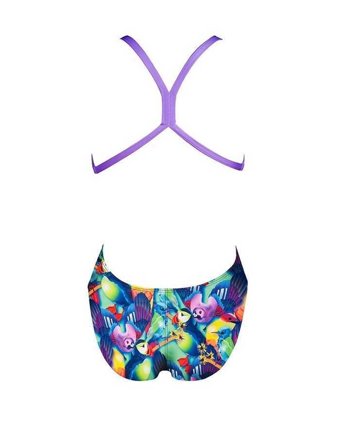 Arena W Lightech High Phantasy Prints Tropics Kadın Antrenman Mayosu