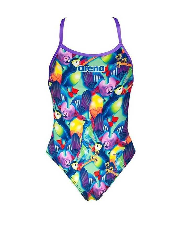 Arena W Lightech High Phantasy Prints Tropics Kadın Antrenman Mayosu