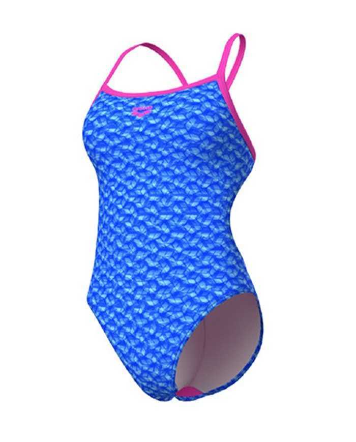 Arena W Monogram Swimsuit Challenge Back Kadın Antrenman Mayosu