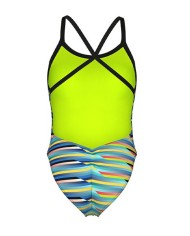 Arena Xcriss Cross Renkli Kadın Antrenman Mayosu | Sporsuit