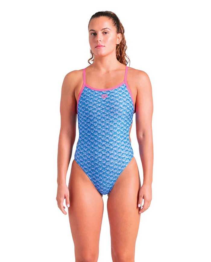 Arena W Monogram Swimsuit Challenge Back Kadın Antrenman Mayosu