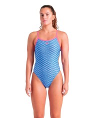 Arena W Monogram Swimsuit Challenge Back Kadın Antrenman Mayosu