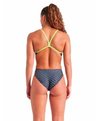 Arena W Monogram Swimsuit Challenge Back Kadın Antrenman Mayosu