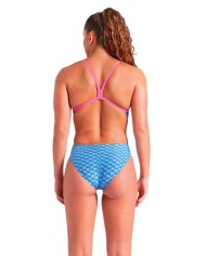 Arena W Monogram Swimsuit Challenge Back Kadın Antrenman Mayosu