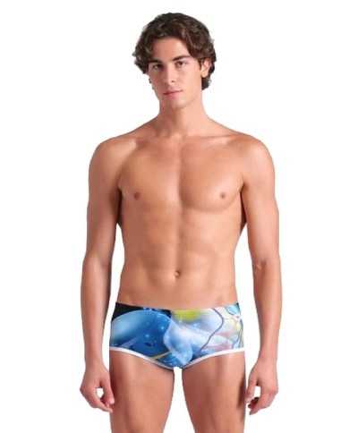 Arena M One Print Low Waist Short Erkek Antrenman Mayosu