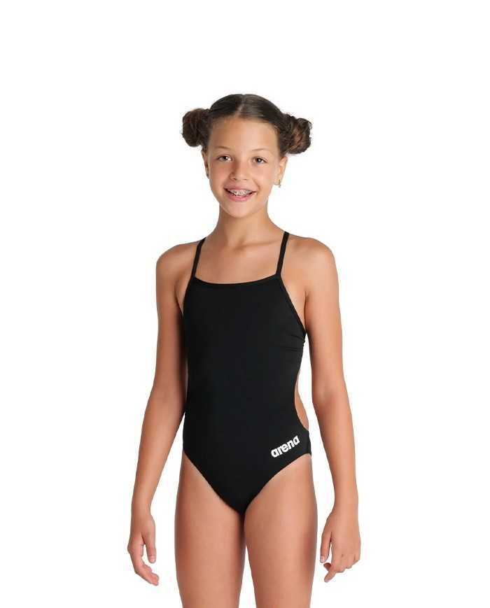 Arena Team Solid Kız Çocuk Yüzücü Mayosu