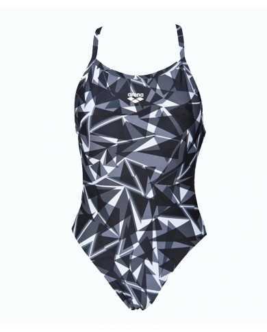 Arena W Shattered Glass Lightech One Piece Kadın Antrenman Mayosu