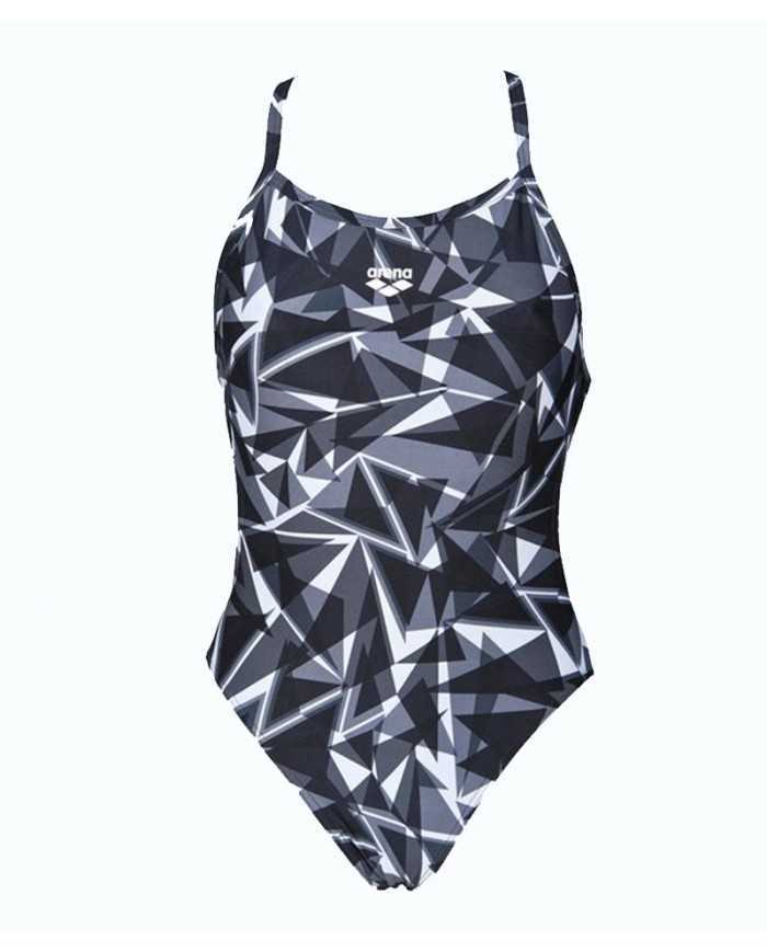 Arena W Shattered Glass Lightech One Piece Kadın Antrenman Mayosu