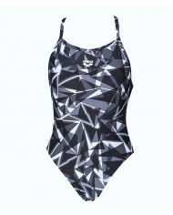 Arena W Shattered Glass Lightech One Piece Kadın Antrenman Mayosu