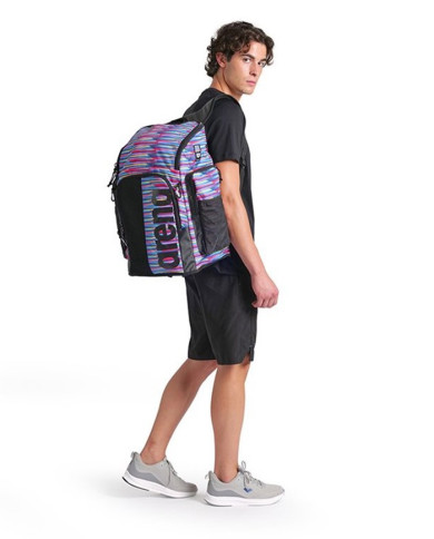 Arena Spiky III Backpack 45 Allover Yüzücü Sırt Çantası