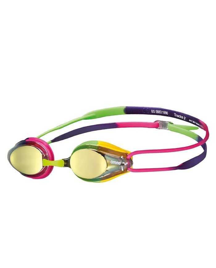 Arena Tracks Jr Mirror Unisex Mavi Yüzücü Gözlüğü