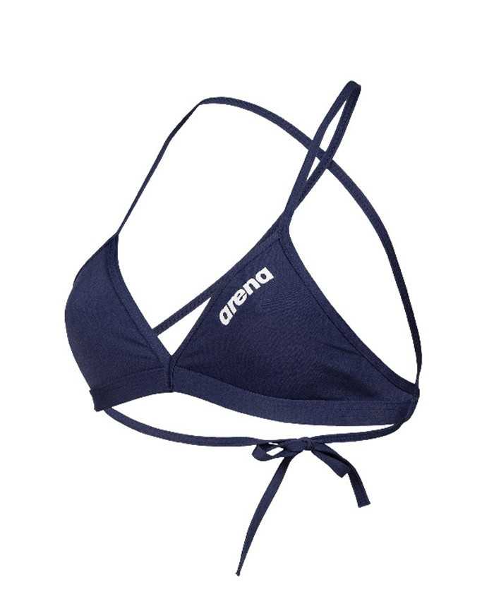 Arena Team Solid Kadın Bikini Üstü– Lacivert, Klora Dayanıklı