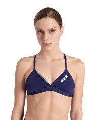 Arena Team Solid Kadın Bikini Üstü– Lacivert, Klora Dayanıklı