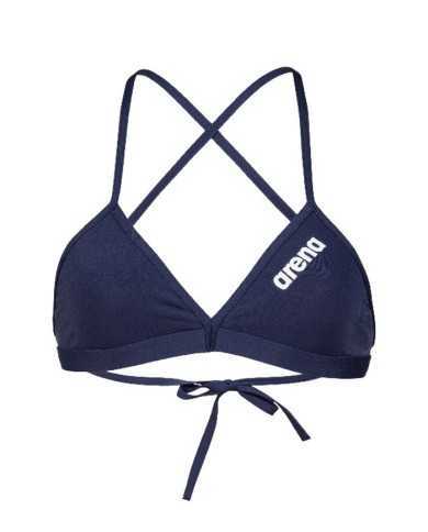 Arena Team Solid Kadın Bikini Üstü– Lacivert, Klora Dayanıklı