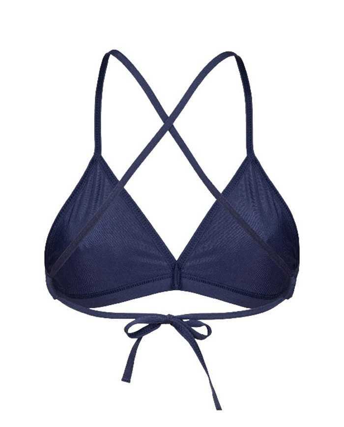 Arena Team Solid Kadın Bikini Üstü– Lacivert, Klora Dayanıklı