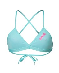 Arena Team Solid Kadın Bikini Üstü– Mavi, Klora Dayanıklı