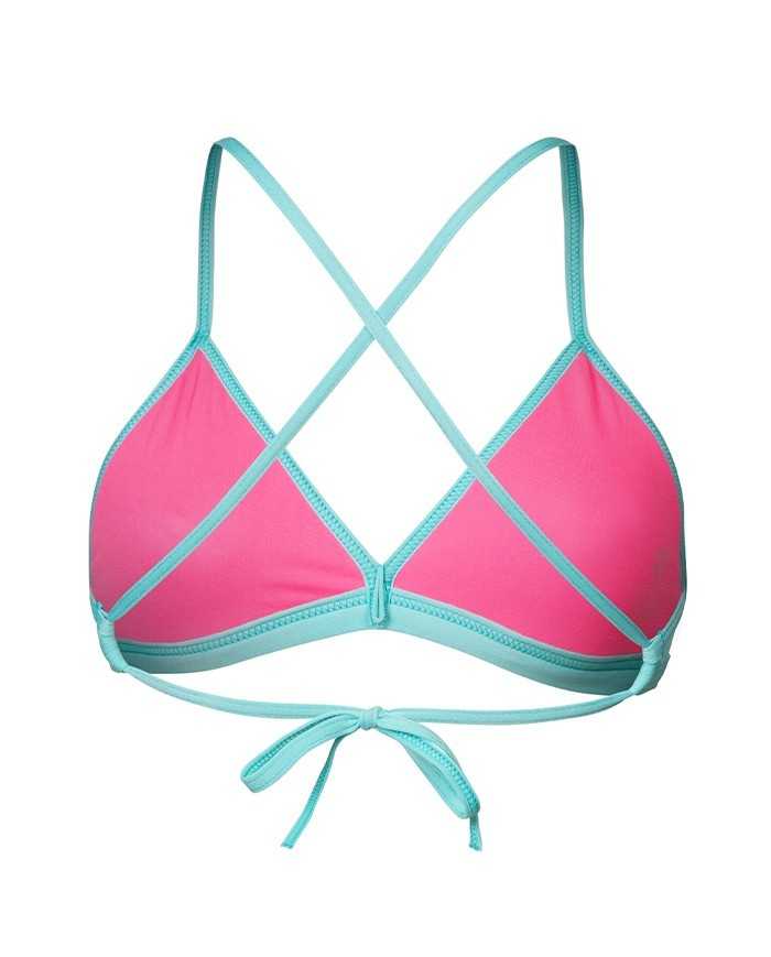 Arena Team Solid Kadın Bikini Üstü– Mavi, Klora Dayanıklı