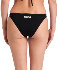 Arena Team Solid Kadın Bikini Altı – Siyah, Klora Dayanıklı