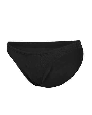 Arena Team Solid Kadın Bikini Altı – Siyah, Klora Dayanıklı