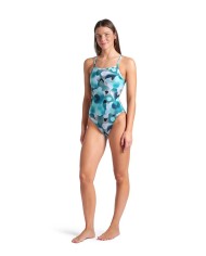 Arena W Camouflage Swimsuit Challenge Back Kadın Antrenman Mayosu