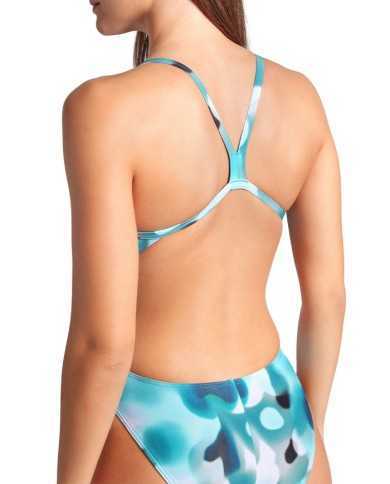 Arena W Camouflage Swimsuit Challenge Back Kadın Antrenman Mayosu