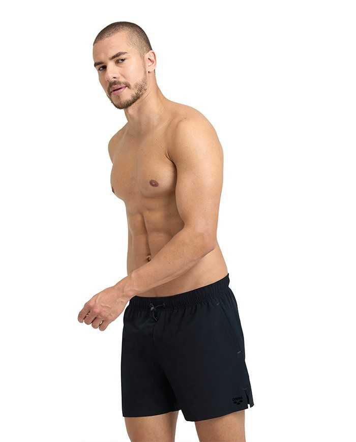 Arena Evo Beach Short Solid Siyah Erkek Yüzücü Şortu | Sporsuit