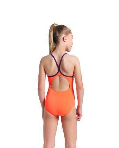 Arena G Star Graphic Swimsuit Lightdrop Back Kız Çocuk Mayosu