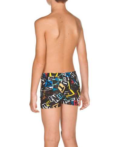 Arena B Rowdy Short Black-Multi Erkek Çocuk Mayosu | Sporsuit