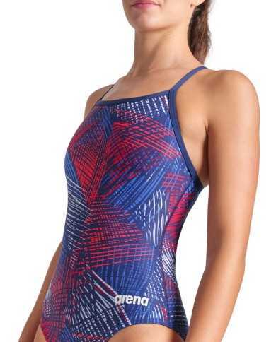 Arena W Team Energy Swimsuit Lightdrop Back Kadın Antrenman Mayosu