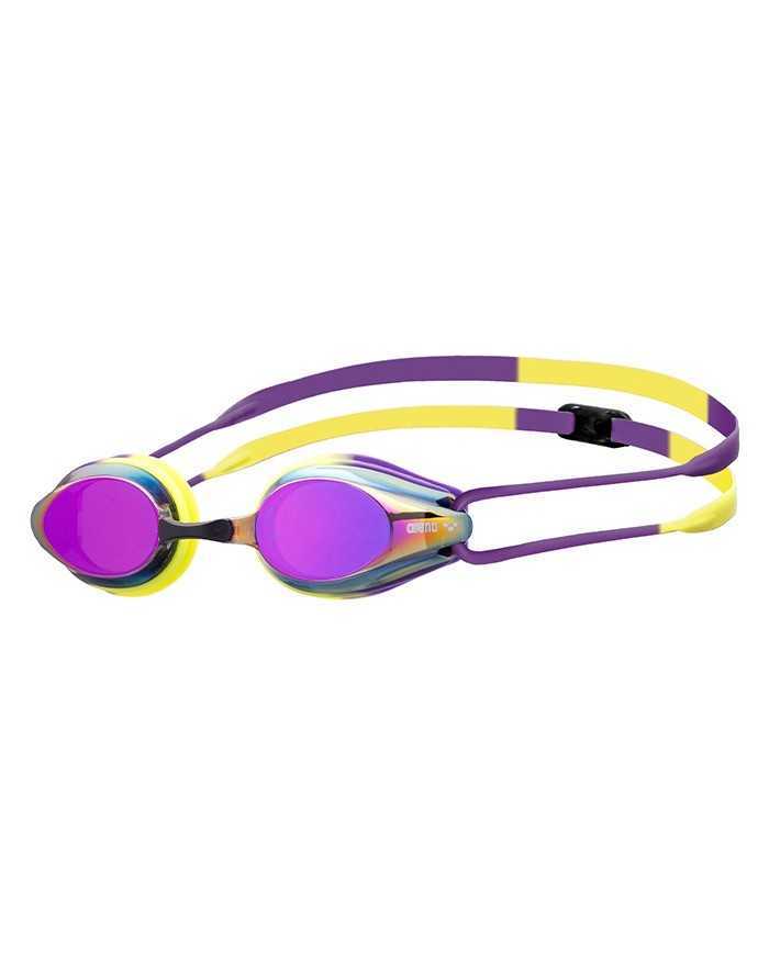 Arena Tracks Mirror Violet Plum Artic Lime Yüzücü Gözlüğü