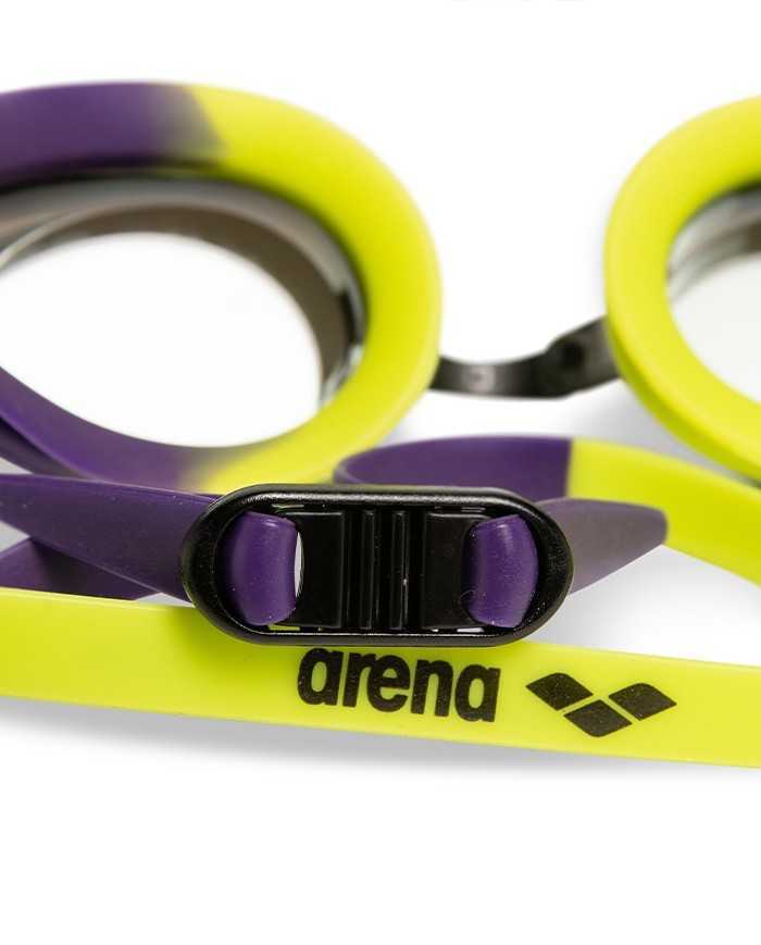 Arena Tracks Mirror Violet Plum Artic Lime Yüzücü Gözlüğü